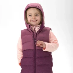 Quechua Gewatteerde Bodywarmer Voor Kinderen 2-6 Jaar Paars -Mode Geest Verkoop gewatteerde bodywarmer voor kinderen 2 6 jaar paars 5