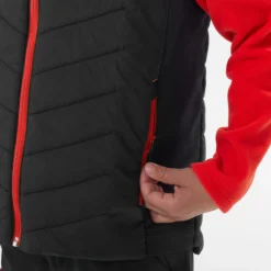 Quechua GEWATTEERDE HYBRIDE WANDELBODYWARMER VOOR KINDEREN 7-15 JAAR -Mode Geest Verkoop gewatteerde hybride wandelbodywarmer voor kinderen zwart 7 15 jaar 5