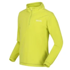 Regatta Geweldige Outdoors Kinder Hot Shot II Half Zip Fleece Hoodie (Heldere Kiwi) -Mode Geest Verkoop geweldige outdoors kinder hot shot ii half zip fleece hoodie heldere kiwi 3