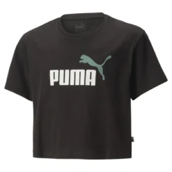 Girls Logo Korter Model T-shirt Voor Jongeren PUMA