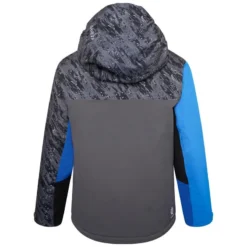 Dare 2b Glee Waterdichte Ski-jas Met Capuchon Voor Kinderen - Donker Grijs -Mode Geest Verkoop glee waterdichte ski jas met capuchon voor kinderen donker grijs 2