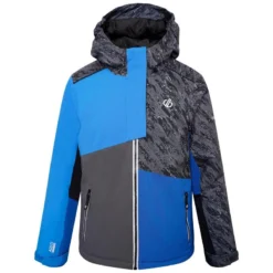 Dare 2b Glee Waterdichte Ski-jas Met Capuchon Voor Kinderen - Donker Grijs