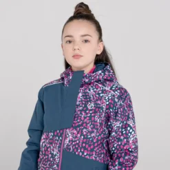 Dare 2b Glee Waterdichte Ski-jas Met Capuchon Voor Kinderen - Marine -Mode Geest Verkoop glee waterdichte ski jas met capuchon voor kinderen marine 4