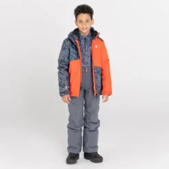 Dare 2b Glee Waterdichte Ski-jas Met Capuchon Voor Kinderen - Oranje -Mode Geest Verkoop glee waterdichte ski jas met capuchon voor kinderen oranje 3