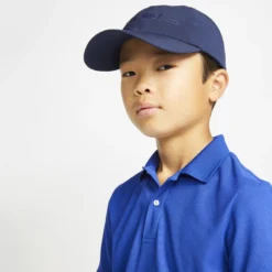 Golfpolo Met Korte Mouwen Voor Kinderen MW500 -Mode Geest Verkoop golfpolo met korte mouwen voor kinderen mw500 indigoblauw 2
