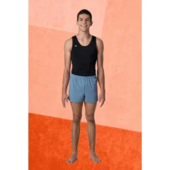 Grijze Turnshort Voor Jongens