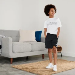 ADIDAS GYMSHORT VOOR JONGENS AEROREADY DRIE STREPEN ZWART -Mode Geest Verkoop gymshort voor jongens aeroready drie strepen zwart 7