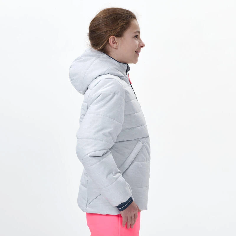 WEDZE Heel Warme En Waterdichte Gewatteerde Ski-jas Voor Kinderen 180 Warm 4 WEDZE Heel Warme En Waterdichte Gewatteerde Ski-jas Voor Kinderen 180 Warm - Afbeelding 4