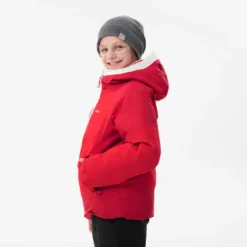 WEDZE Warme En Waterdichte Ski-jas Voor Kinderen 580 WARM Grijs/koraal 14 WEDZE Warme En Waterdichte Ski-jas Voor Kinderen 580 WARM Grijs/koraal -Mode Geest Verkoop heel warme en waterdichte ski jas voor kinderen 580 warm rood 3