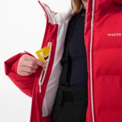 WEDZE Warme En Waterdichte Ski-jas Voor Kinderen 580 WARM Grijs/koraal 18 WEDZE Warme En Waterdichte Ski-jas Voor Kinderen 580 WARM Grijs/koraal -Mode Geest Verkoop heel warme en waterdichte ski jas voor kinderen 580 warm rood 7