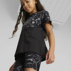 High-Waist Korte Legging Met Print Voor Jongeren PUMA -Mode Geest Verkoop high waist korte legging met print voor jongeren puma 2