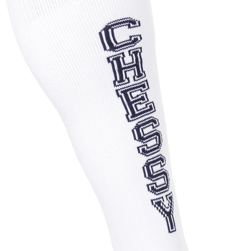 Hockeysokken Voor Kinderen En Volwassenen FH500 Chessy Wit 2 Hockeysokken Voor Kinderen En Volwassenen FH500 Chessy Wit - Afbeelding 2