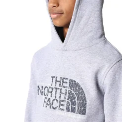 The North Face Hoodie Drew Peak Grijs - 7X55-DYX -Mode Geest Verkoop hoodie drew peak grijs 7x55 dyx 2