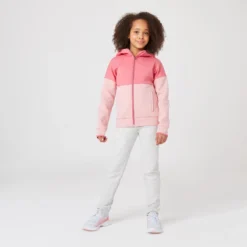 Hoodie Met Rits Voor Kinderen Ademend Katoen 900 -Mode Geest Verkoop hoodie met rits voor kinderen ademend katoen 900 roze 5
