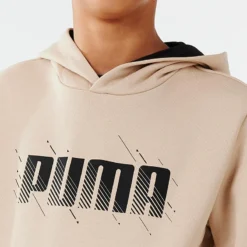 Puma Hoodie Voor Kinderen Beige Met Opdruk -Mode Geest Verkoop hoodie voor kinderen beige met opdruk 2