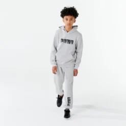 Puma Hoodie Voor Kinderen Grijs Met Opdruk -Mode Geest Verkoop hoodie voor kinderen grijs met opdruk 3