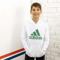 ADIDAS Hoodie Voor Kinderen Wit 15 ADIDAS Hoodie Voor Kinderen Wit -Mode Geest Verkoop hoodie voor kinderen wit 5