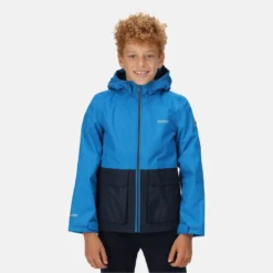 Regatta Hywell Wandeljas Voor Kinderen - Blauw -Mode Geest Verkoop hywell wandeljas voor kinderen blauw 4