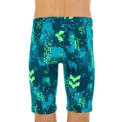 Jammer Zwemshort Voor Jongens 500 First All Mask -Mode Geest Verkoop jammer zwemshort voor jongens fiti all map blauw geel 3