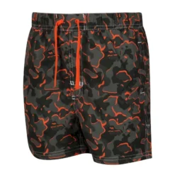 Regatta Jongens Skander II Camo Zwemshort (Druivenblad/Magma Sinaasappel) -Mode Geest Verkoop jongens skander ii camo zwemshort druivenbladmagma sinaasappel 3