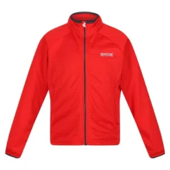 Regatta Junior Highton Lite II Wandelfleece Met Volledige Rits Voor Kinderen - Rood -Mode Geest Verkoop junior highton lite ii wandelfleece met volledige rits voor kinderen rood 2