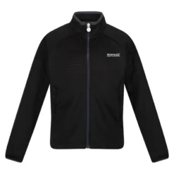 Regatta Junior Highton Lite II Wandelfleece Met Volledige Rits Voor Kinderen - Zwart -Mode Geest Verkoop junior highton lite ii wandelfleece met volledige rits voor kinderen zwart 2