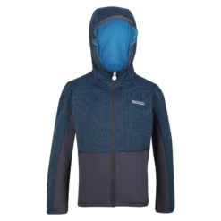Regatta Junior Highton Wandelfleece Met Volledige Rits Voor Kinderen - Blauw -Mode Geest Verkoop junior highton wandelfleece met volledige rits voor kinderen blauw 2