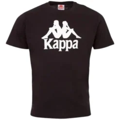 Kappa Caspar Kids T-Shirt, Jongen, T-shirts, Zwart