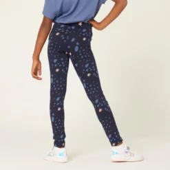 Decathlon Katoenen Legging Voor Meisjes 500 Met Print -Mode Geest Verkoop katoenen legging voor meisjes 500 met print 2