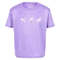 Regatta Kinderen/Kinderen Alvarado VI Bloemen Tshirt (Licht Amethist)