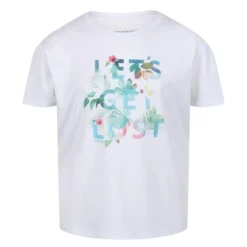 Regatta Kinderen/Kinderen Alvarado VI Planten Tshirt (Wit)