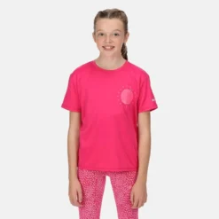 Regatta Kinderen/Kinderen Alvarado VI Zonsopgang Tshirt (Roze Fushion) -Mode Geest Verkoop kinderenkinderen alvarado vi zonsopgang tshirt roze fushion 3