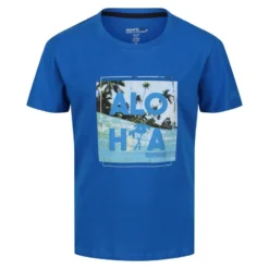 Regatta Kinderen/Kinderen Bosley V Beach Tshirt (Keizerlijk Blauw)