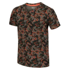 Regatta Kinderen/Kinderen Bosley V Camo Tshirt (Druivenblad) -Mode Geest Verkoop kinderenkinderen bosley v camo tshirt druivenblad 3