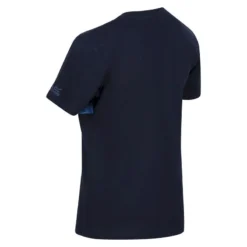 Regatta Kinderen/Kinderen Bosley V Contrast Gestreept Tshirt (Marine) -Mode Geest Verkoop kinderenkinderen bosley v contrast gestreept tshirt marine 3
