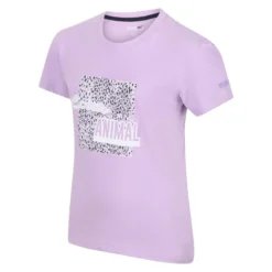 Regatta Kinderen/Kinderen Bosley V Grafisch Print TShirt (Pastel Lila) -Mode Geest Verkoop kinderenkinderen bosley v grafisch print tshirt pastel lila 3