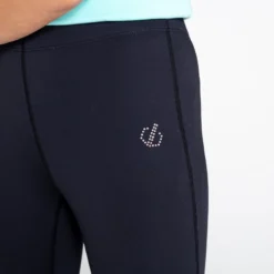 Dare 2b Kinderen/Kinderen Crystallize Gerecycleerde Skinny Legging (Zwart/Blauwsteen) -Mode Geest Verkoop kinderenkinderen crystallize gerecycleerde skinny legging zwartblauwsteen 3