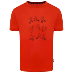 Dare 2b Kinderen/Kinderen Gerecycleerd Tshirt (Verbrande Zalm)