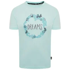 Dare 2b Kinderen/Kinderen Rechtmatig Bloemen Gerecycleerd Tshirt (Aqua Splash)