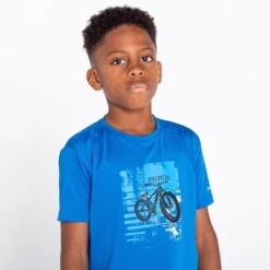 Dare 2b Kinderen/Kinderen Rechtmatig Mountainbike Gerecycleerd Tshirt (Snorkelblauw) -Mode Geest Verkoop kinderenkinderen rechtmatig mountainbike gerecycleerd tshirt snorkelblauw 3