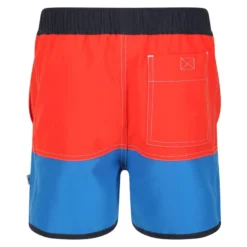 Regatta Kinderen/Kinderen Sergio Zwemshorts (Vurig Rood/Imperial Blue) -Mode Geest Verkoop kinderenkinderen sergio zwemshorts vurig roodimperial blue 1