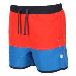 Regatta Kinderen/Kinderen Sergio Zwemshorts (Vurig Rood/Imperial Blue) -Mode Geest Verkoop kinderenkinderen sergio zwemshorts vurig roodimperial blue 2