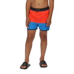 Regatta Kinderen/Kinderen Sergio Zwemshorts (Vurig Rood/Imperial Blue) -Mode Geest Verkoop kinderenkinderen sergio zwemshorts vurig roodimperial blue 3
