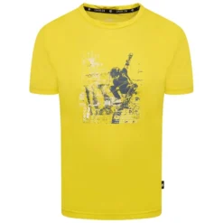 Dare 2b Kinderen/Kinderen TShirt Met Recht Grafische Print (Neon Veer)