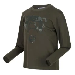 Regatta Kinderen/Kinderen Wenbie II Grafisch Print TShirt (Donkere Khaki) -Mode Geest Verkoop kinderenkinderen wenbie ii grafisch print tshirt donkere khaki 3