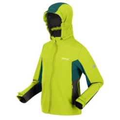 Regatta Kinder/Kids Acidity V Soft Shell Jas (Helder Kiwi/Pacifisch Groen) -Mode Geest Verkoop kinderkids acidity v soft shell jas helder kiwipacifisch groen 3