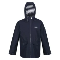 Regatta Kinder/Kids Belladonna Waterdicht Jasje (Marine)