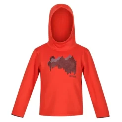 Regatta Kinder/Kids Highton Berg Extol Stretch Hoodie (Cajun Oranje)