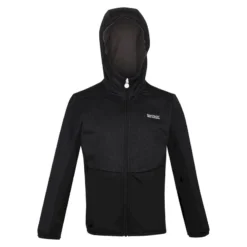 Regatta Kinder/Kids Highton Full Zip Fleece Jas (Zwart)