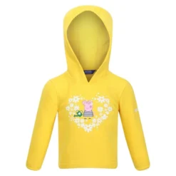 Regatta Kinder/Kids Peppa Pig Gebloemde Hoodie (Maïs Geel)